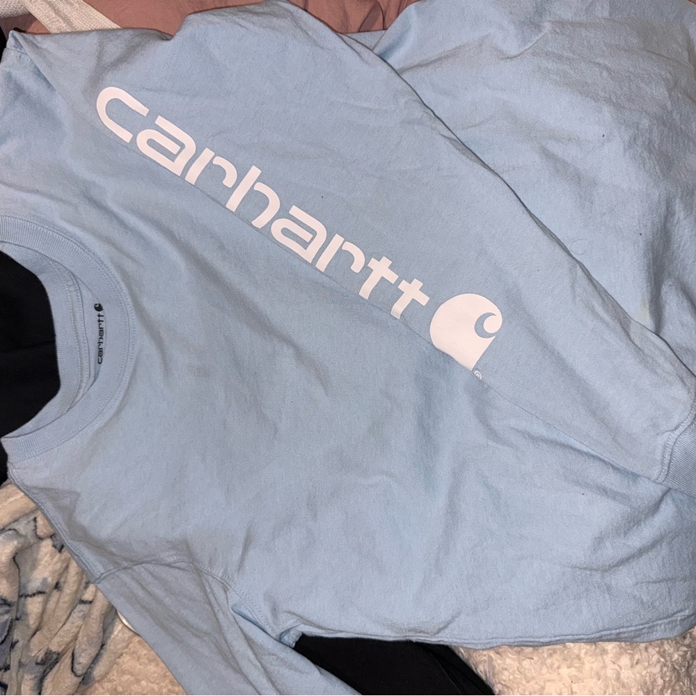 Carhartt Light Blue Long Sleeve Shirt